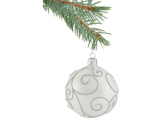 Christbaumkugel-Set Tamara - Rot/Silberfarben, ROMANTIK / LANDHAUS, Glas - James Wood Christbaumkugel-Set Tamara - Rot/Silberfarben, ROMANTIK / LANDHAUS, Glas - James Wood