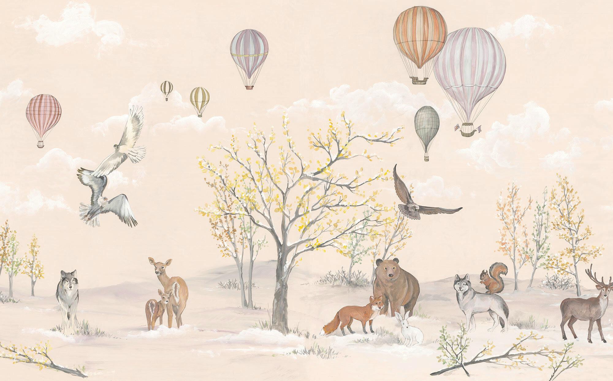 Fototapete Forest Expedition - Multicolor, Trend, Papier (450/280cm)