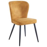 Židle Lynn, žlůtá - černá/žlutá, Moderní, kov/textil (51/86/65cm) - Mömax