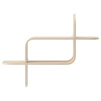 NÁSTENNÝ REGÁL 1017571-390 - prírodná farba, Design, drevo (15,2/46,9/52,2cm) - Umbra