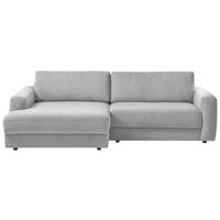 Ecksofa Bourbon - Schwarz/Grau, MODERN, Textil (176/250cm) - Trendmanufaktur