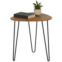 ODKLÁDACÍ STOLEK BOLOGNA 2 - černá/barvy dubu, Moderní, kov/kompozitní dřevo (40/40/43cm) - Mömax