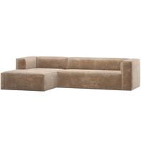 ECKSOFA Bean Taupe 175x305cm - Taupe, MODERN, Textil (175/305cm) - Livetastic