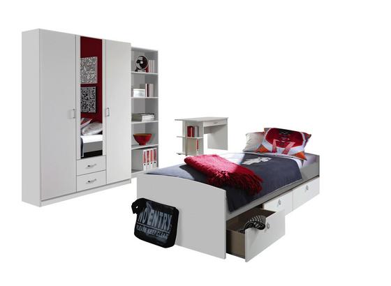 Pokoj Pro Mládež Point - bílá, Moderní, kompozitní dřevo Pokoj Pro Mládež Point - bílá, Moderní, kompozitní dřevo