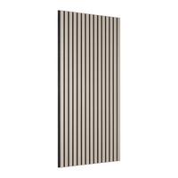 AKUSTICKÝ PANEL LUCIA -SB- - sivá, Modern, kompozitné drevo/textil (60/120/1,5cm) - Mömax