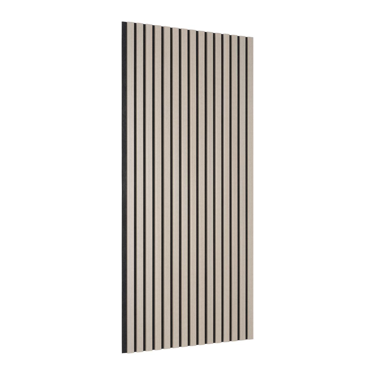 AKUSTICKÝ PANEL LUCIA -SB- - sivá, Modern, kompozitné drevo/textil (60/120/1,5cm) - Mömax