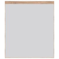 Wandspiegel 75x87 cm Rechteckig Holzrahmen - Eichefarben, MODERN, Glas/Holzwerkstoff (75/87/2cm)
