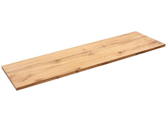 Nástenná Polica Skate 120/30 - farby dubu, Moderný, kompozitné drevo (120/1,8/30cm) Nástenná Polica Skate 120/30 - farby dubu, Moderný, kompozitné drevo (120/1,8/30cm)
