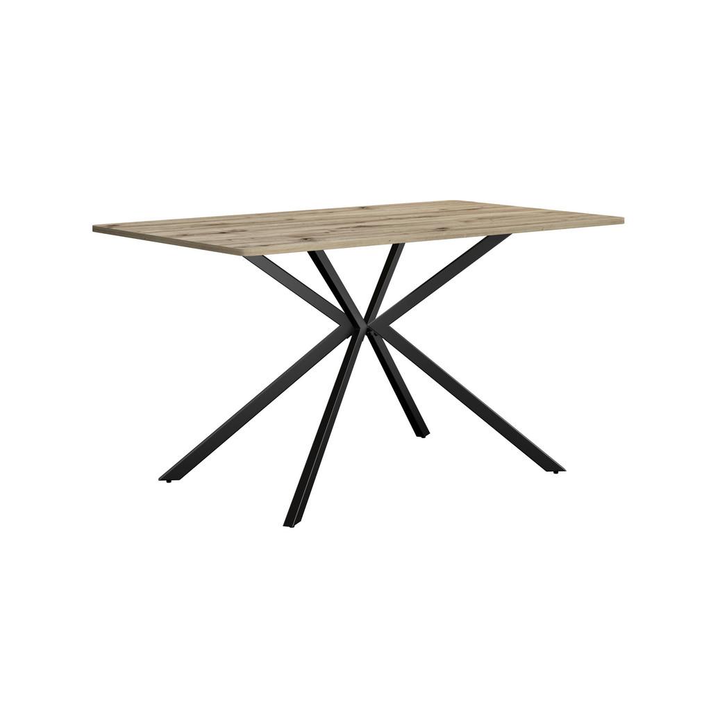 Esstisch Nils 140 Eiche Artisan Dekor, B: 140cm
