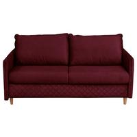 Schlafsofa Sana Bordeaux B: 175 Cm - Bordeaux/Naturfarben, Design, Textil (175/95/103cm) - Livetastic