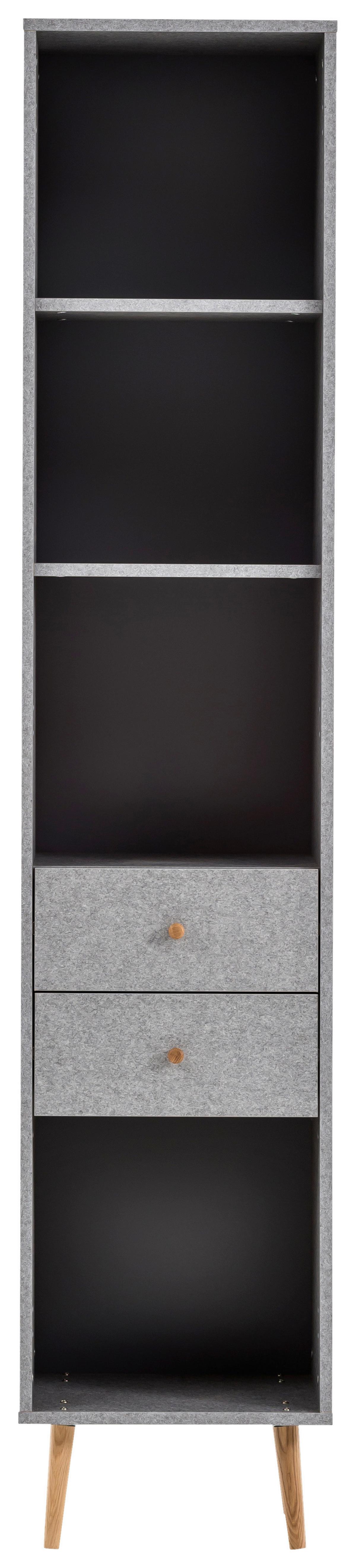 AKTENSCHRANK JONTE H 400 R - Grau, MODERN, Holzwerkstoff (40,2/195,7/39cm)