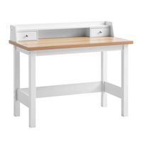 Schreibtisch Weiß L: 106 Cm - Weiß, Design, Holz/Holzwerkstoff (106/53/90cm) - Livetastic