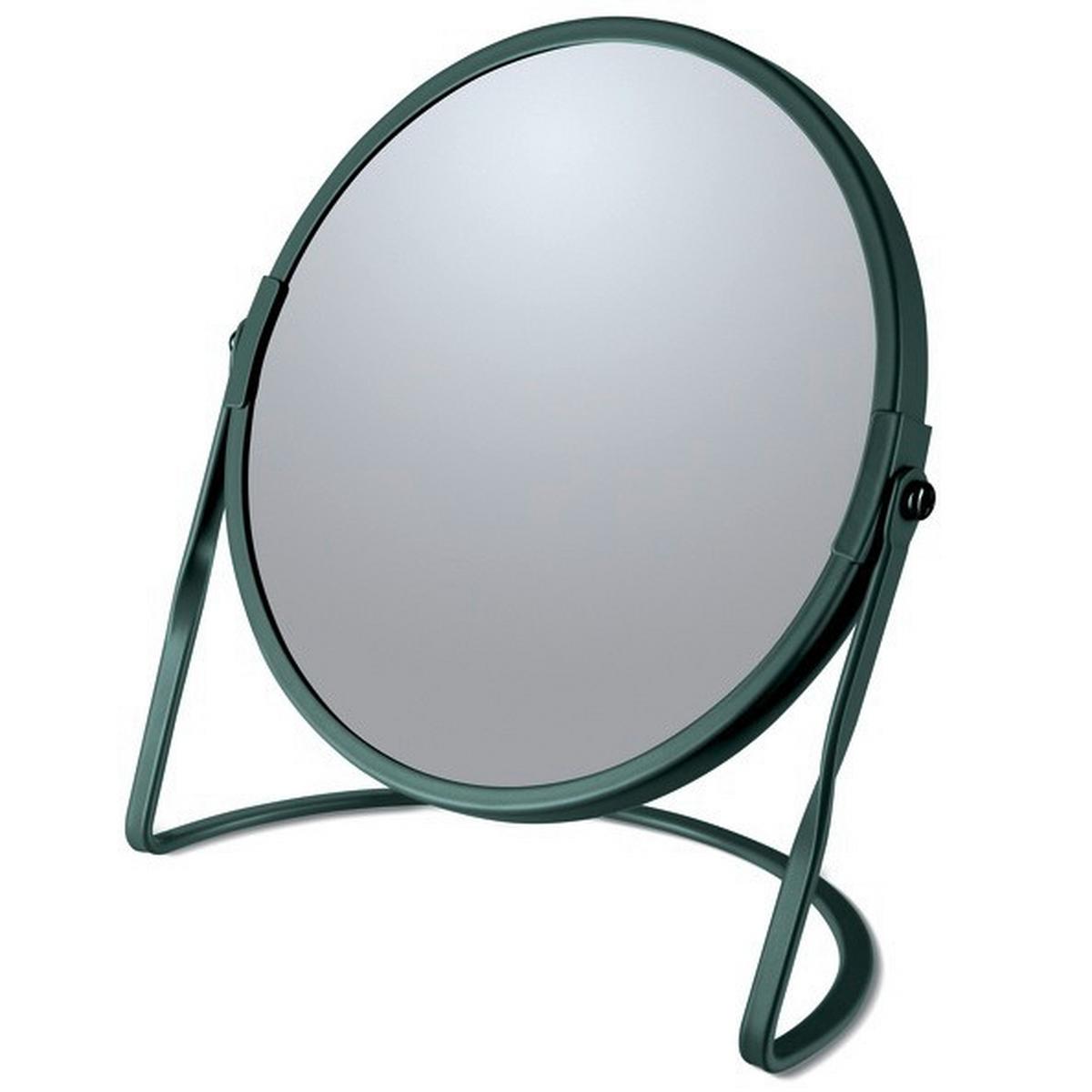 Standspiegel Akira Matt Dark-Green - Dunkelgrün, Basics, Glas (18,4/10,5/20cm)