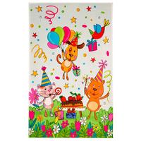 Kinderteppich Tiere Multicolor Lovely Kids 100x160 Cm - Multicolor, Trend, Textil (100/160cm)
