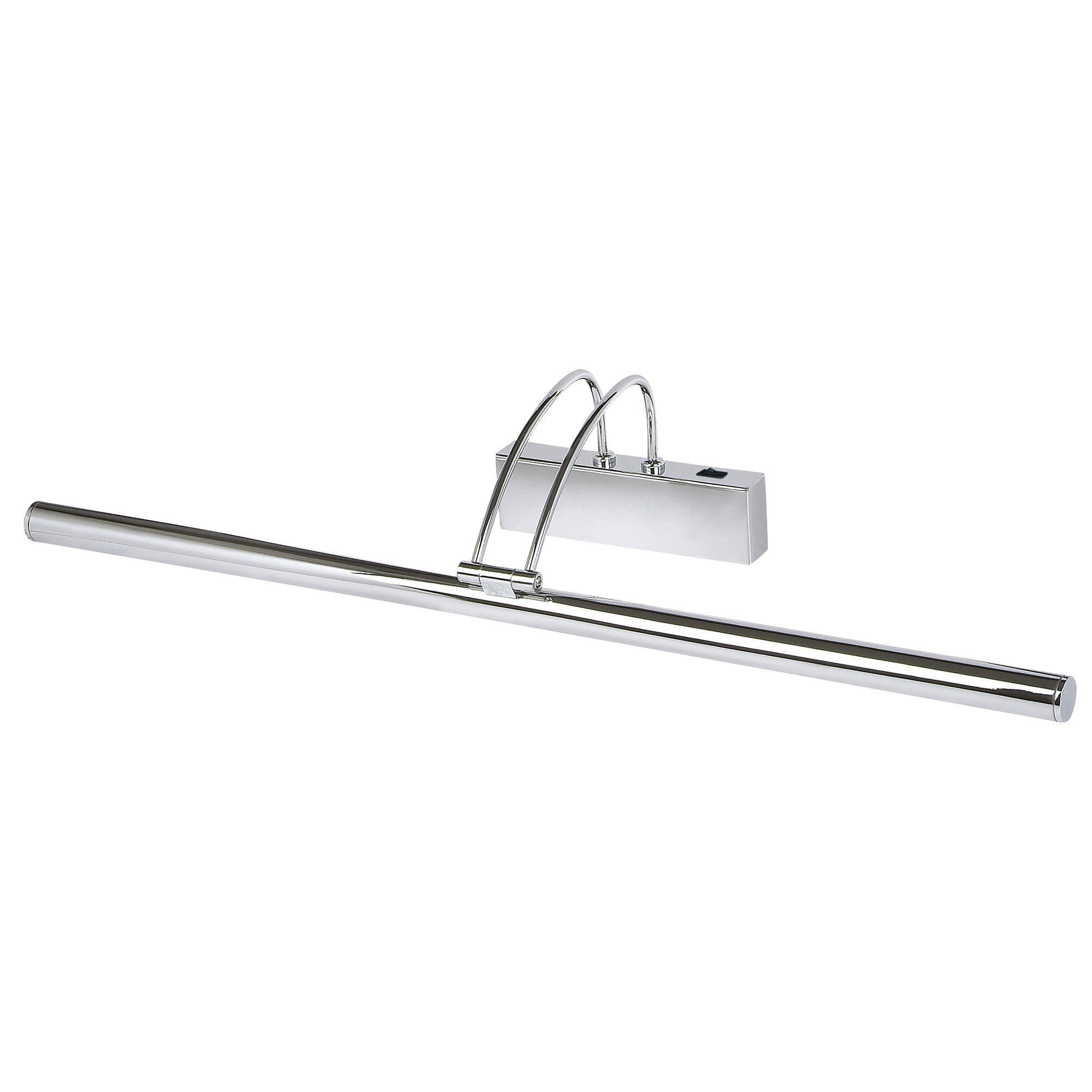 Led-bilderleuchte 8343cc Majorca - Chromfarben, KONVENTIONELL, Kunststoff/Metall (68/12/20cm)