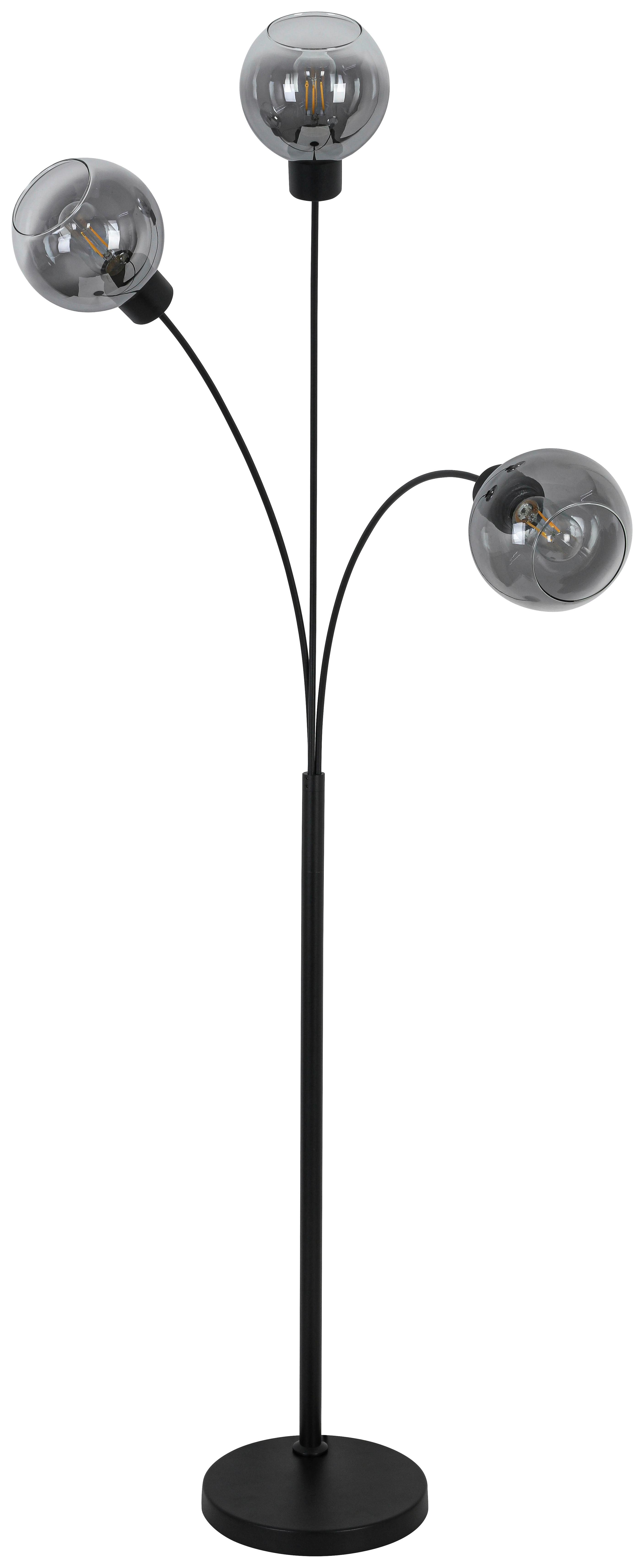 STOJACÍ LAMPA GITTI - černá, Moderní, kov/plast (63/160cm) - Mömax