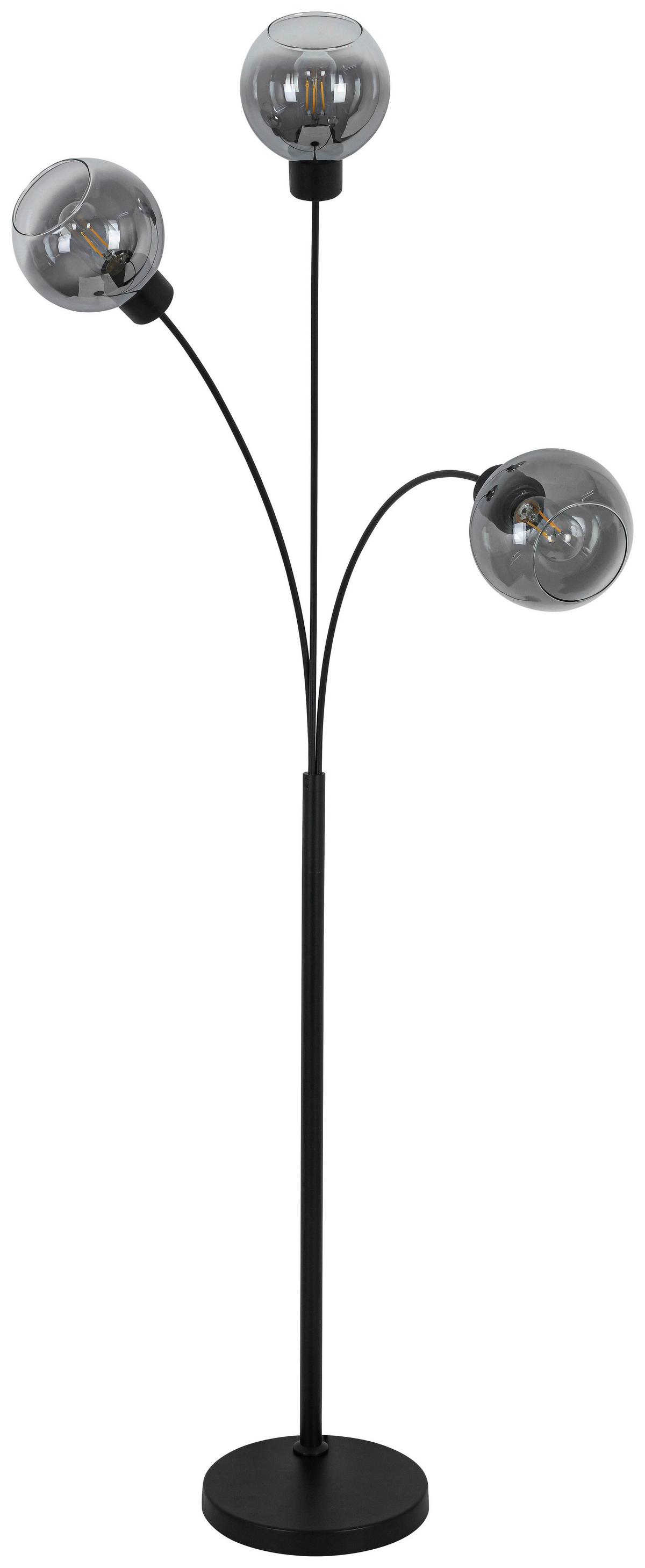 STOJACÍ LAMPA GITTI - černá, Moderní, kov/plast (63/160cm) - Mömax