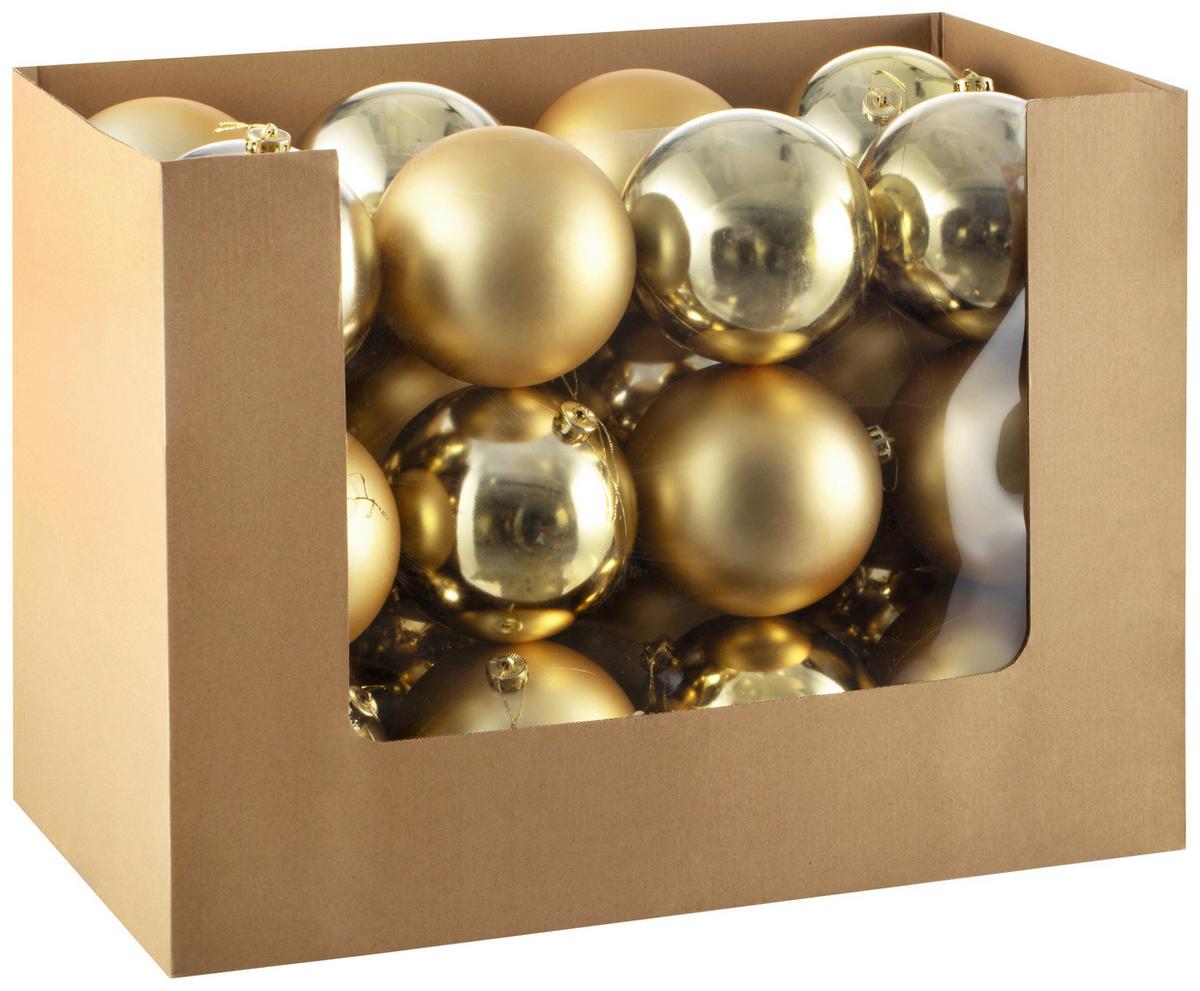 Karácsonyfagömb Kayla - aranyszínű, Konventionell, műanyag (15cm) - Luca Bessoni