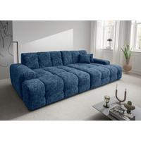 Bigsofa Bosco, Blau B: 304 cm - Blau/Schwarz, MODERN, Textil (304/87/155cm) - Livetastic
