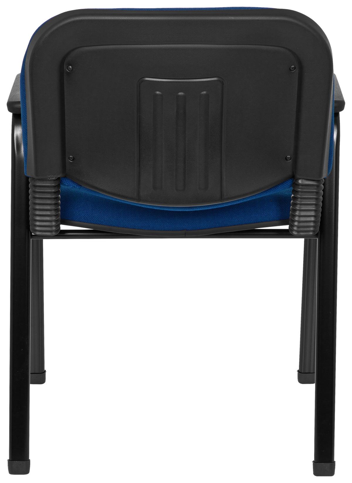 Besucherstuhl Xt 650 Blau/Schwarz Bis 120 Kg - Blau/Schwarz, Basics, Kunststoff/Textil (55/84/42cm) - MID.YOU