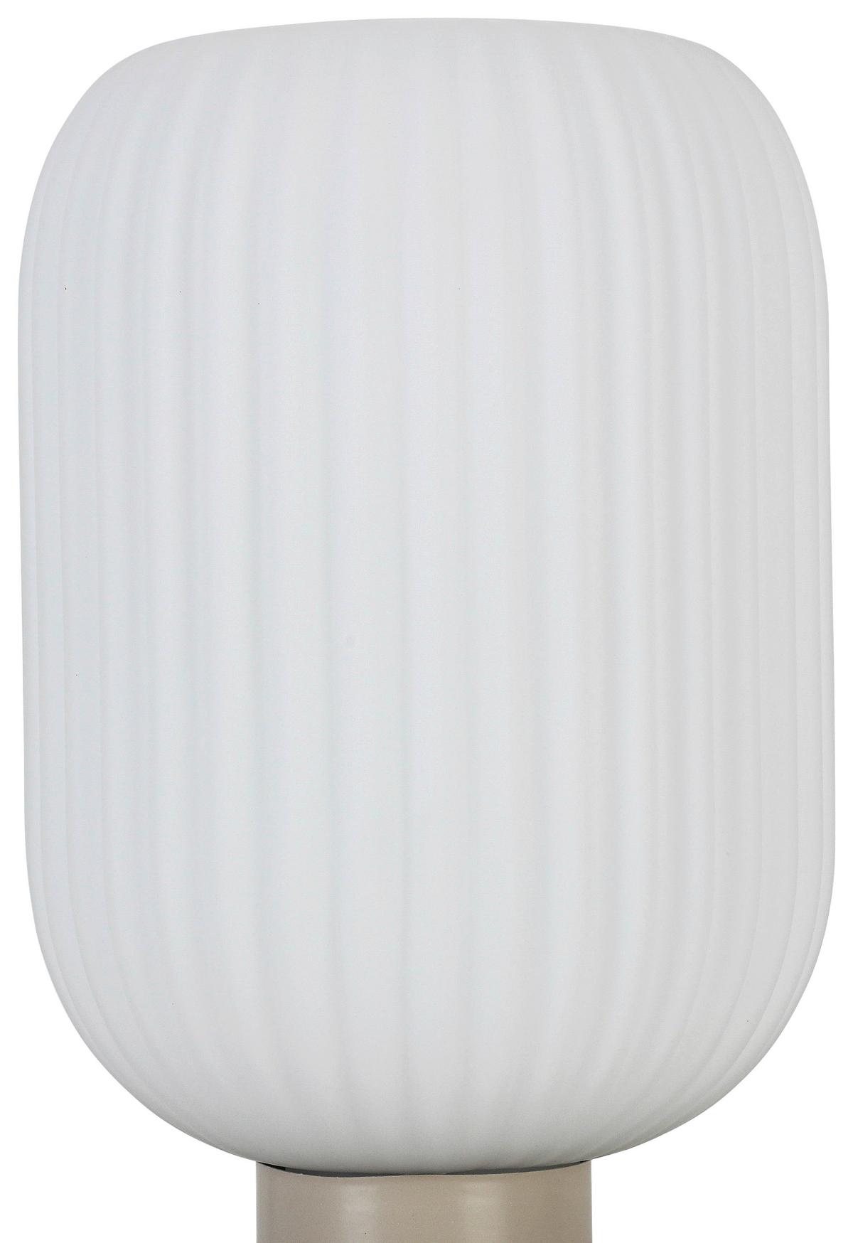 STOLNÁ LAMPA EXI - piesková/biela, Modern, kov/plast (14/24cm) - Mömax