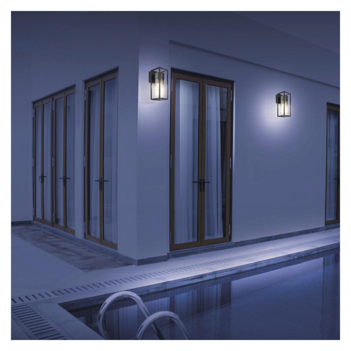 VONKAJŠIE LED SVIETIDLO TILLIA - čierna, Modern, kov/plast