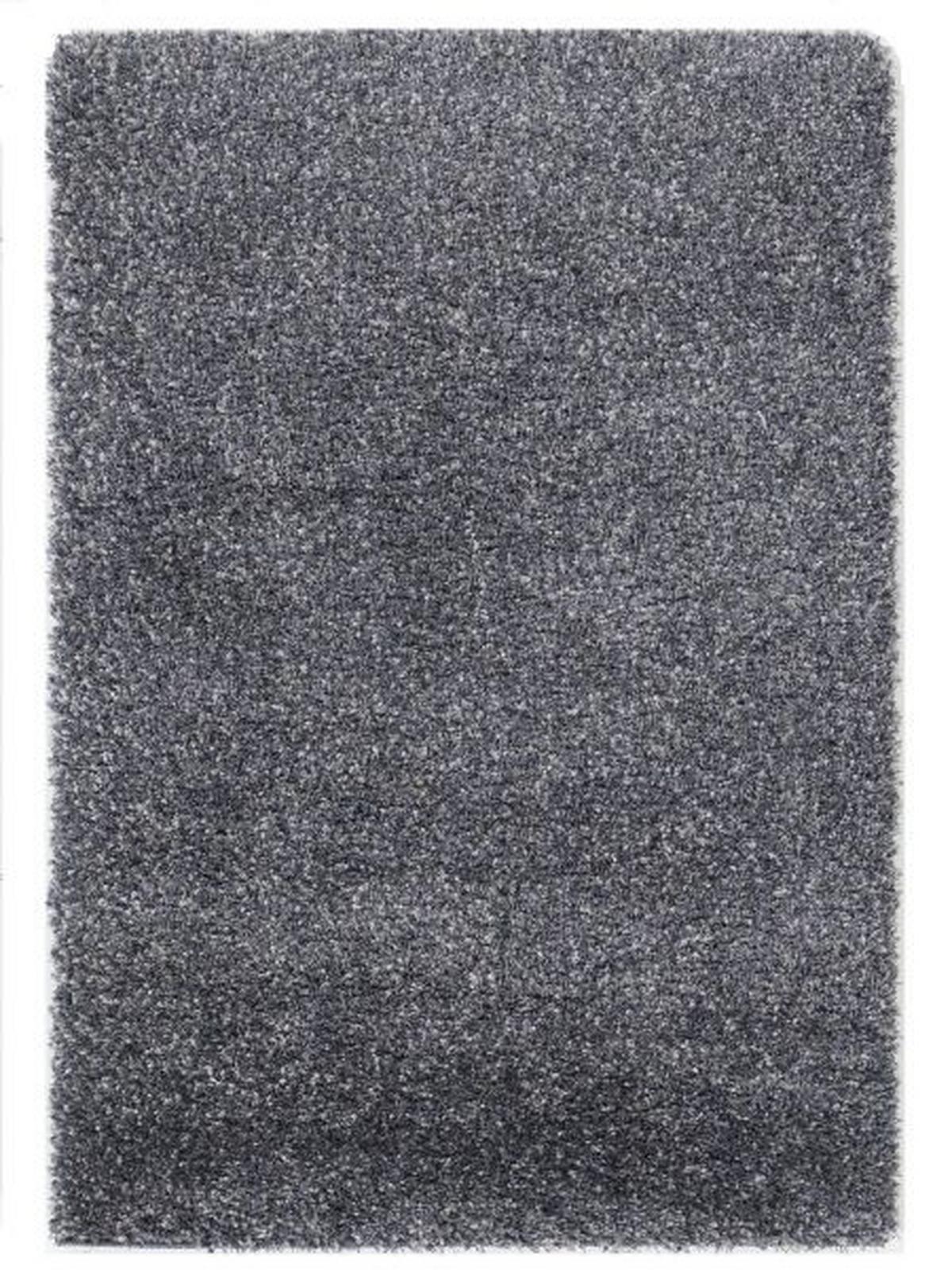 Hochflorteppich Fashion Shaggy Blau/Grau 120x170 cm - Blau/Grau, Basics, Textil (120/170cm) - Novel
