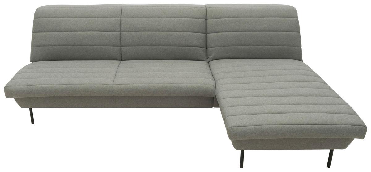 Ecksofa Looks Ix Graubraun - Graubraun/Schwarz, Design, Textil (274/168cm) - LOOKS by W.Joop