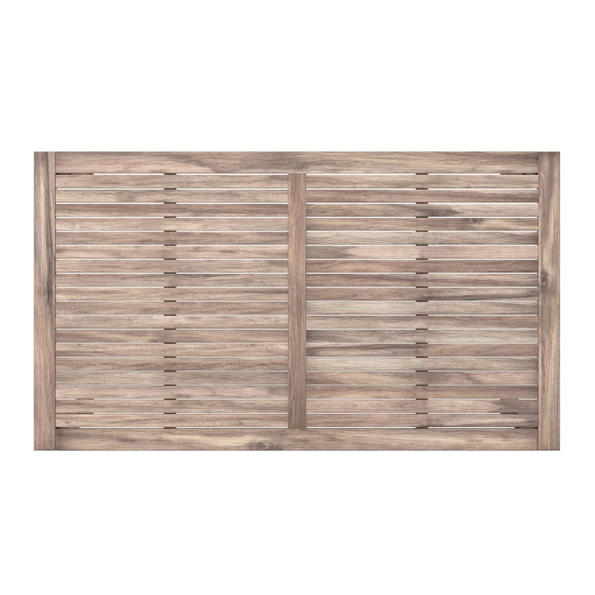 SÚPRAVA ZÁHRADNÉHO NÁBYTKU ALDINA - farba akácie/sivá, Modern, drevo/textil - Bessagi Garden