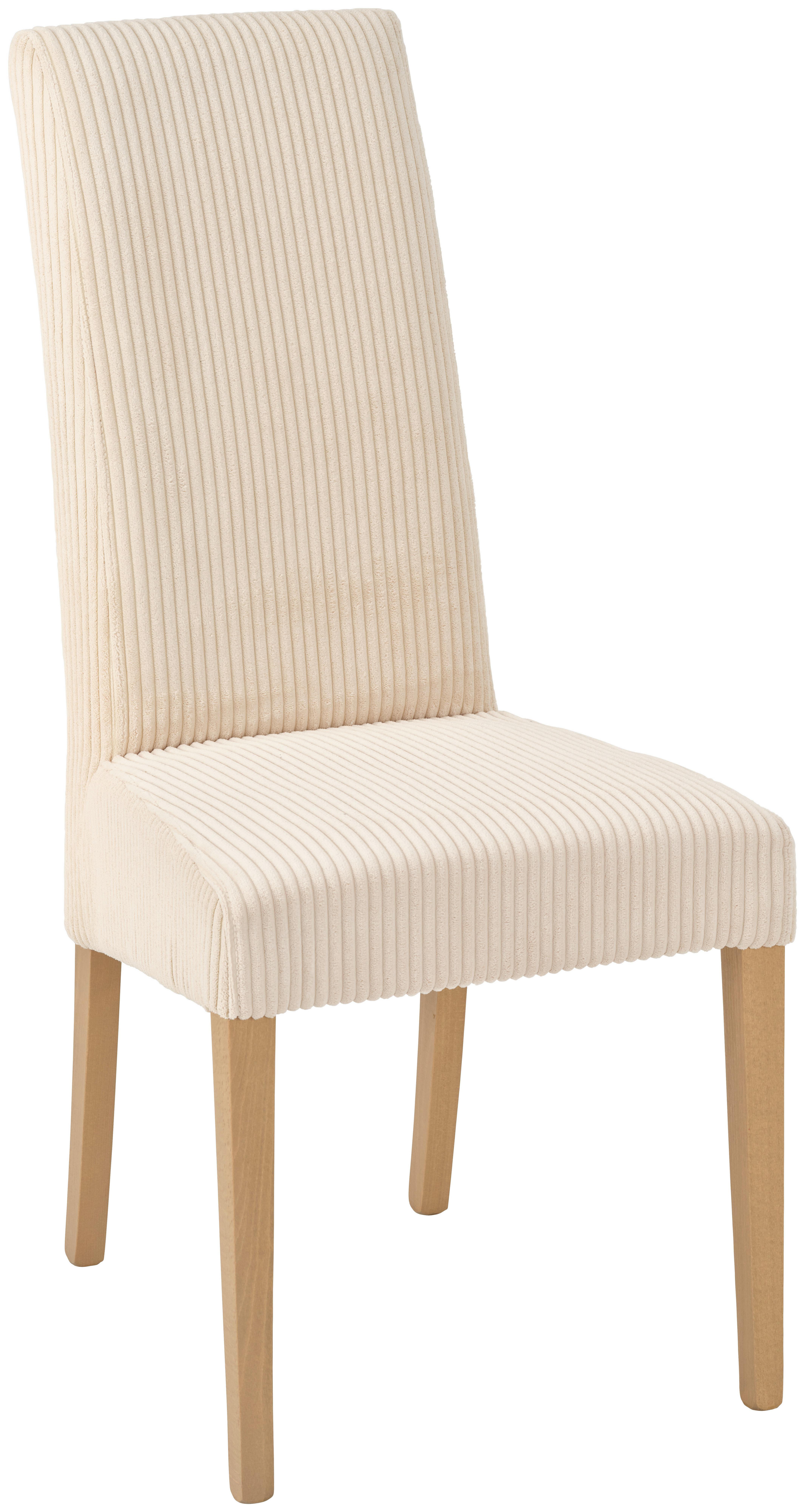 Stuhl Roko - Eichefarben/Beige, MODERN, Holz/Textil (46/101/62cm)