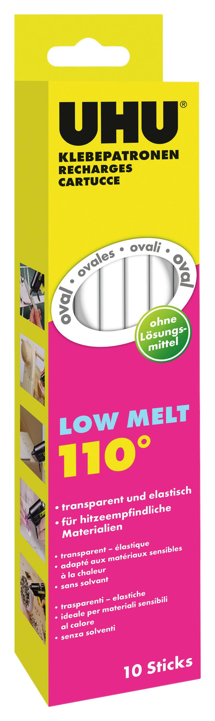 Klebepatronen Für Niedrig- Temperaturen Weiß 125 G - Weiß, Basics (5,5/2,2/20,8cm)