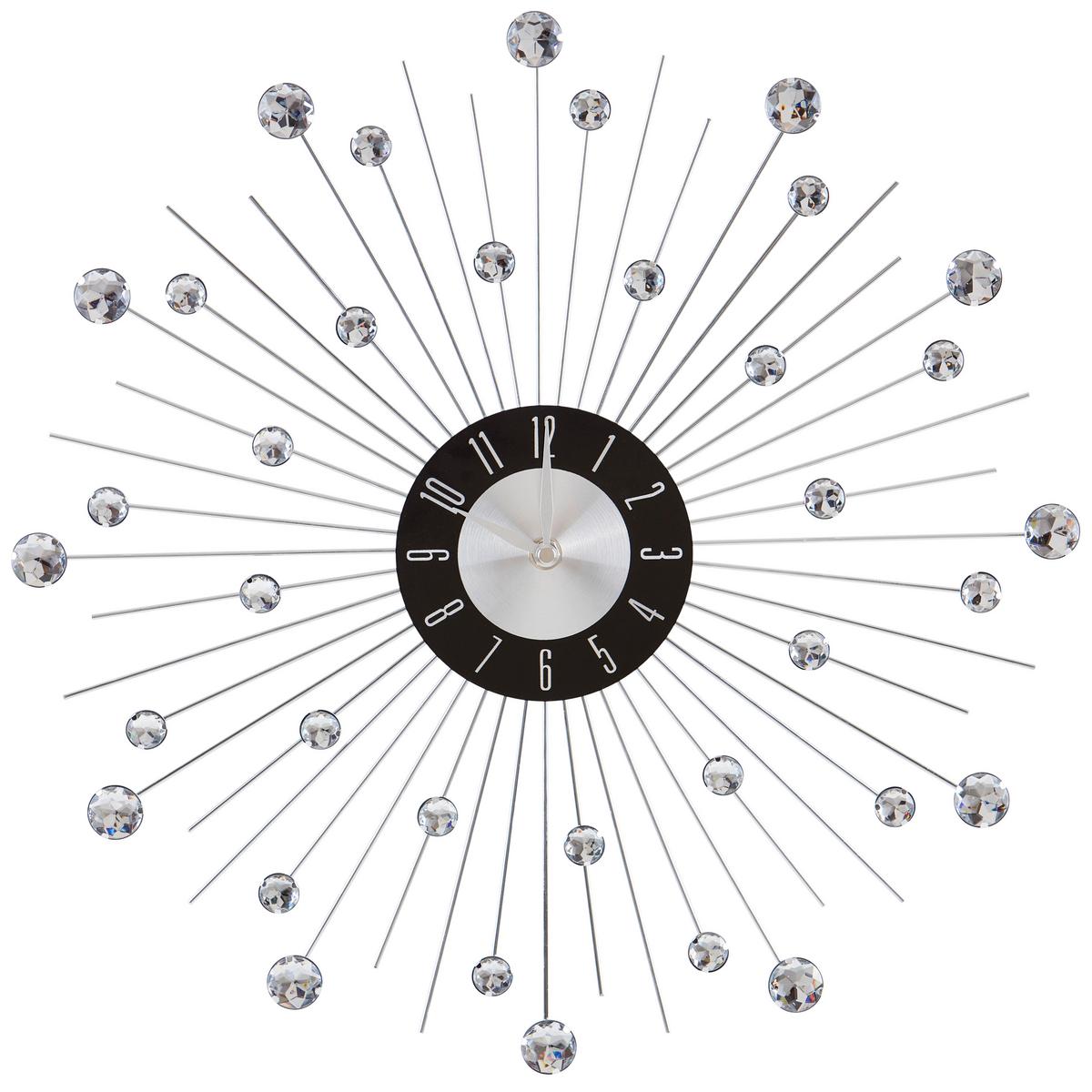 Falióra Diamond - ezüst/fekete, Basics, fém (43cm) - Ondega