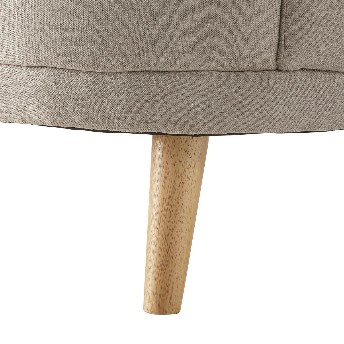 Dizajnová trojmiestna pohovka Jannike, sivá - sivá, Modern, drevo/textil (207/84/80cm) - Modern Living