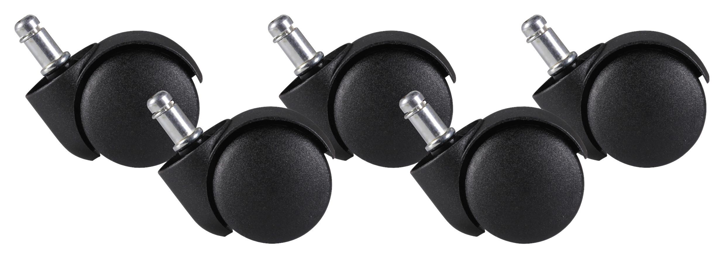 Drehstuhlrolle ø 5 cm 5er-Set