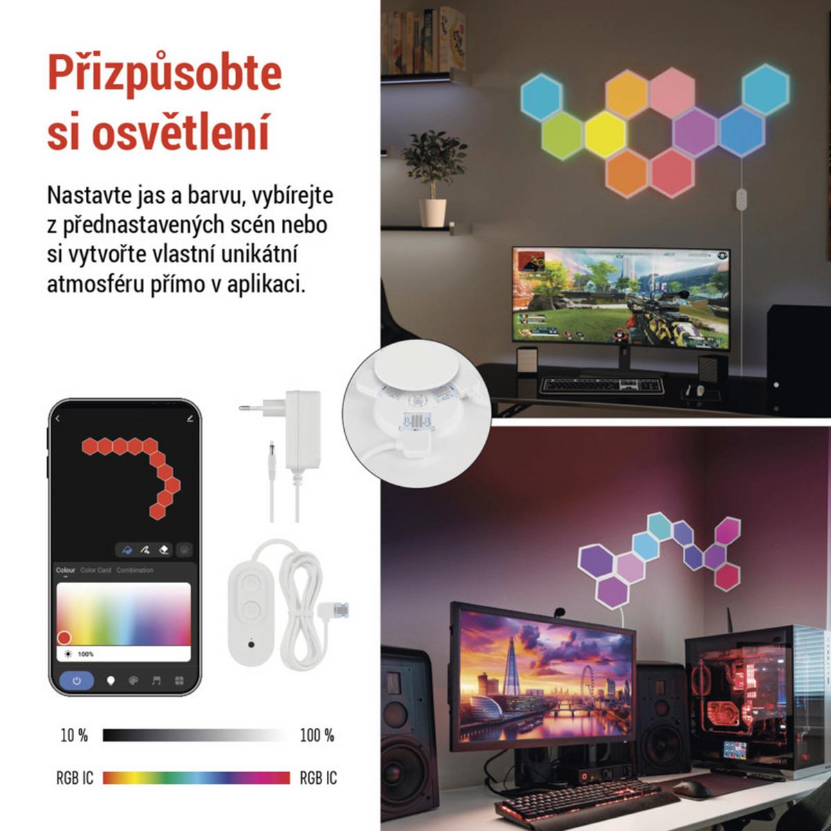 NÁSTENNÉ SVIETIDLO GOSMART - biela, Modern, plast (18/17.5cm)