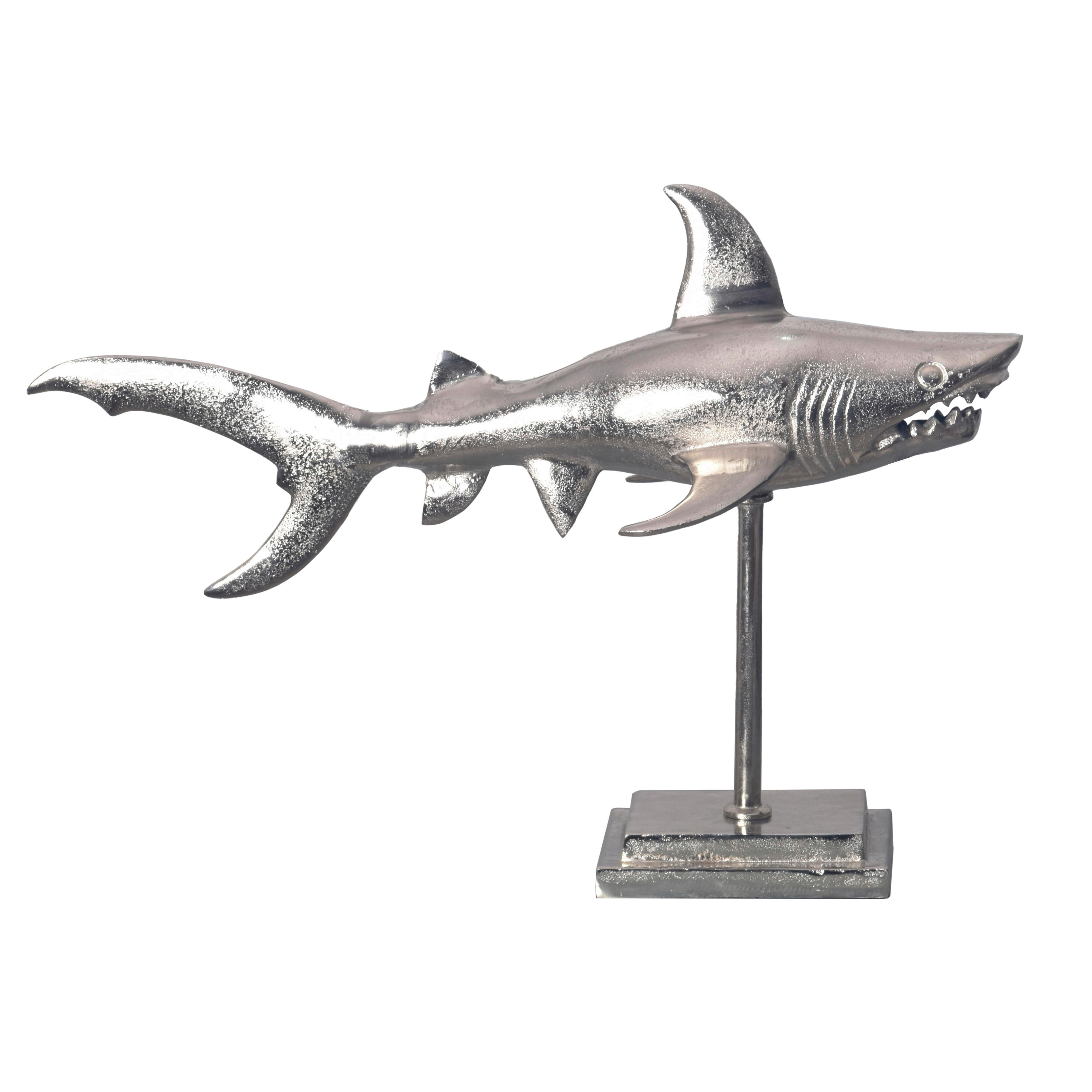 Dekotier Silberfarben B: 70 cm - Silberfarben, Design, Metall (70/49/27cm) - Livetastic