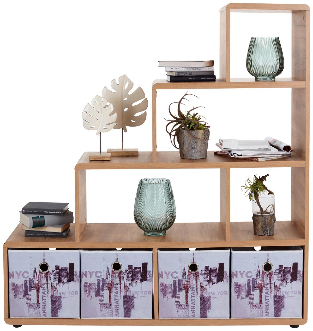 Térelválasztó Fontana - Artisan tölgy, Modern (138,5/148/35cm)