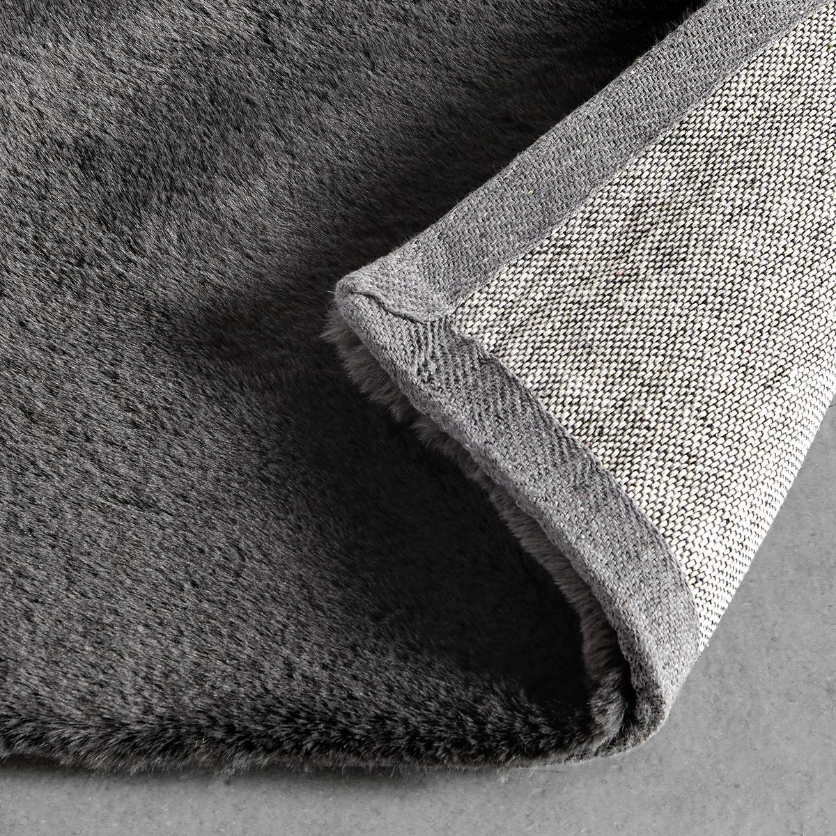 UMELÁ KOŽUŠINA Caroline 1, 80/150cm, antracit - antracitová, textil (80/150cm) - Mömax