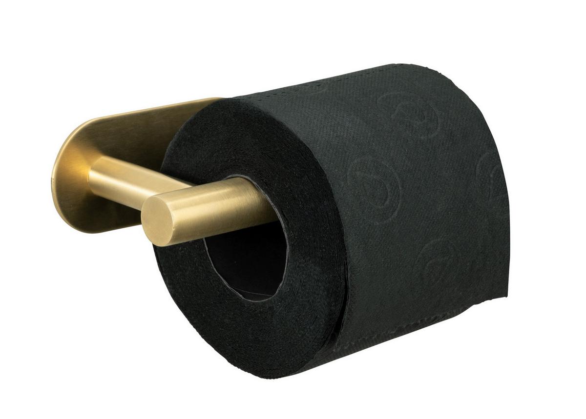 Držiak na toaletný papier TURBO-LOC -SB- - zlatá, Lifestyle, kov (16/4,5/7cm) - Mömax