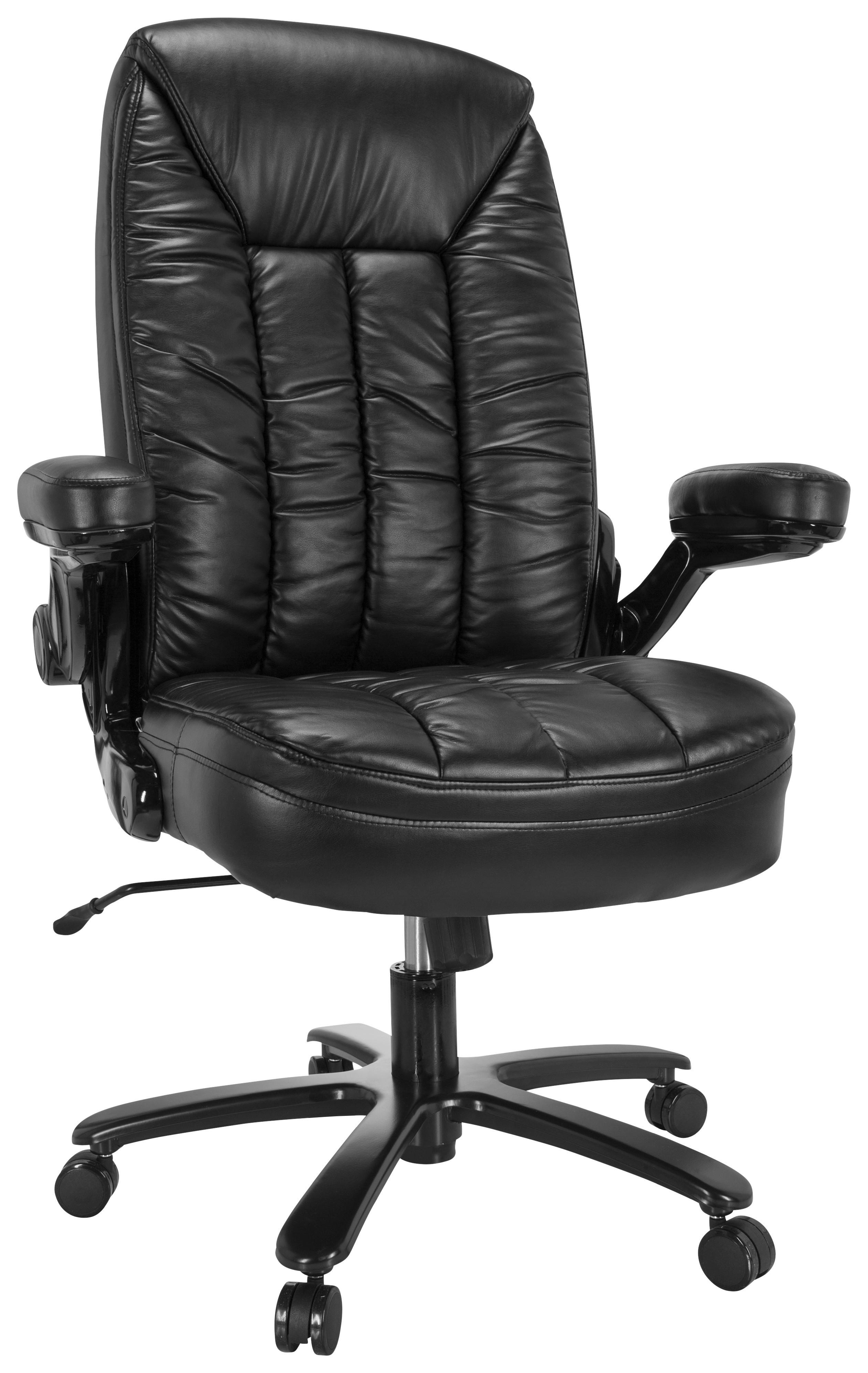 Chefsessel Instructor III Schwarz - Schwarz, MODERN, Kunststoff/Textil (85/122/82cm) - MID.YOU