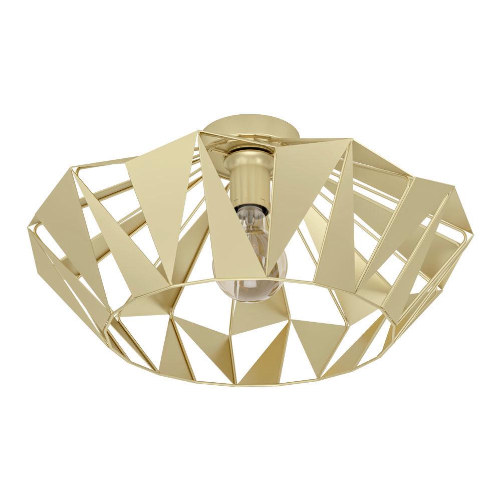 Deckenleuchte 43908*carlton - Goldfarben, Design, Metall (47/23,5cm) - Eglo