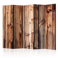 PARAVENT Braun Beige B: 225 cm - Beige/Braun, Basics, Holz/Textil (225/172/3cm) - artgeist