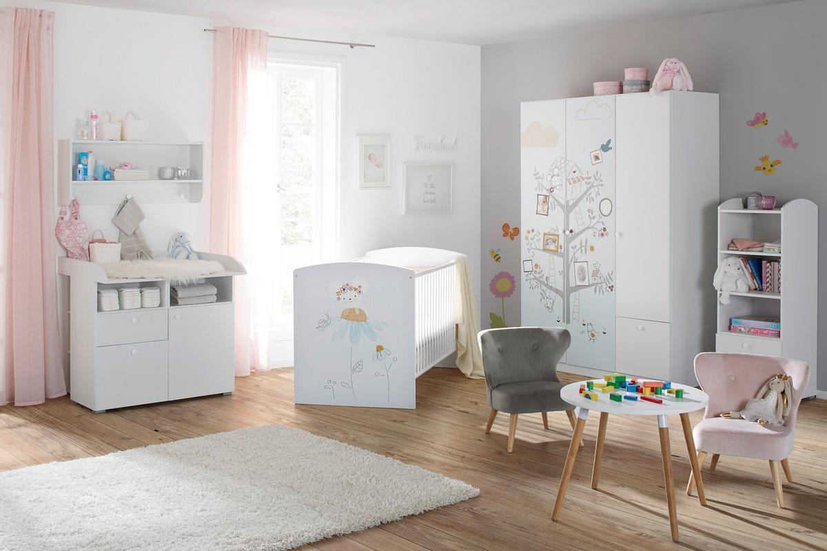 DĚTSKÝ STŮL CHILD - bílá/barvy dubu, Moderní, dřevo/kompozitní dřevo (60/46/60cm) - Zandiara