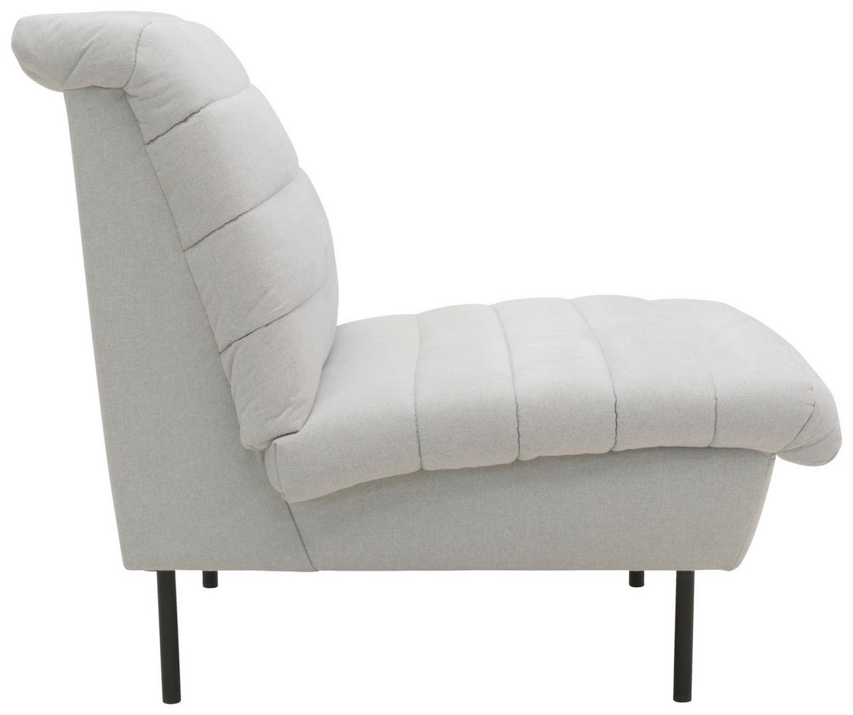 Sessel Looks Ix - Silberfarben/Schwarz, Design, Textil (92/92/103cm) - LOOKS by W.Joop