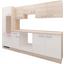 Küchenblock Samoa 955 - Weiß/Sonoma Eiche, KONVENTIONELL, Holzwerkstoff (270cm) Küchenblock Samoa 955 - Weiß/Sonoma Eiche, KONVENTIONELL, Holzwerkstoff (270cm)