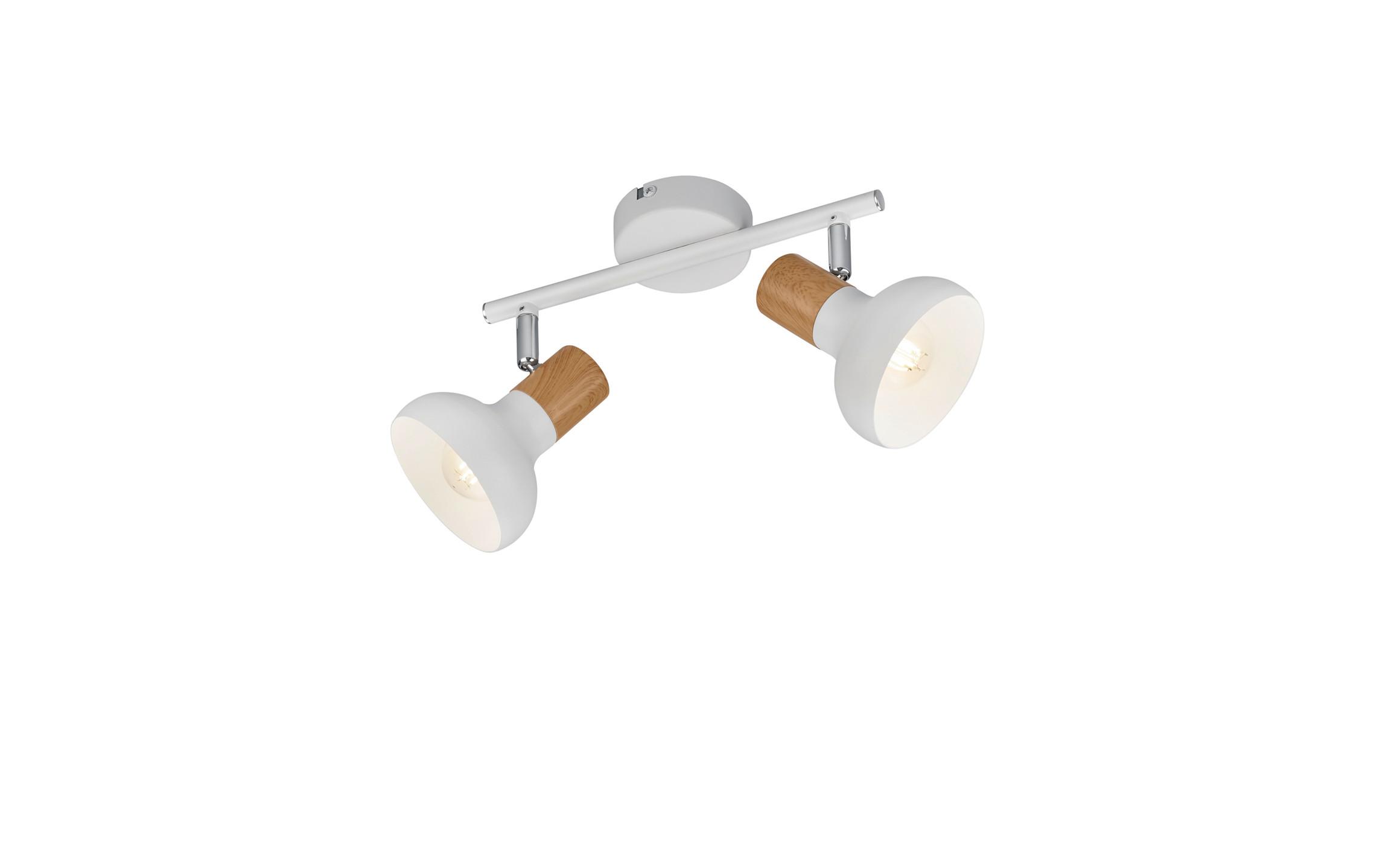 Strahler R81522031 2er Spot Latika - Braun/Weiß, Basics, Kunststoff/Metall (30/13,5/18,5cm)