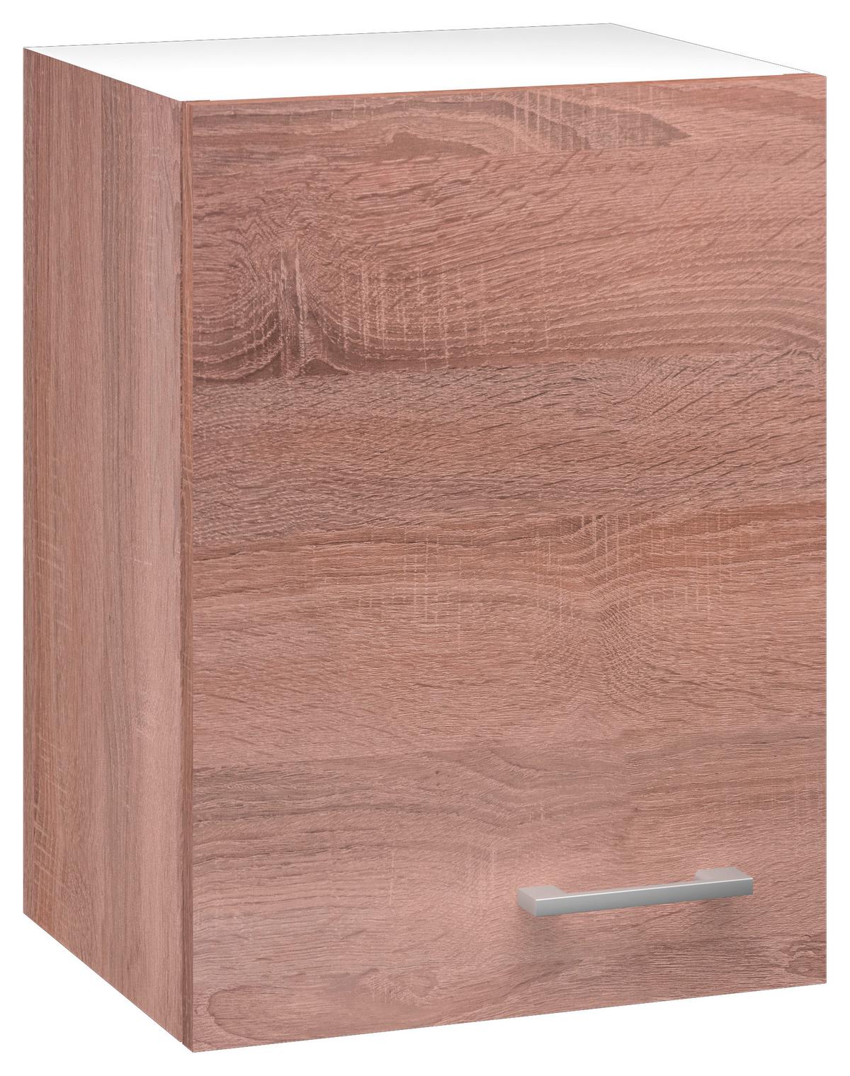 Konyha Felsőszekrény Samoa - Sonoma tölgy/fehér, Konventionell, faalapú anyag (40/54,8/32cm)