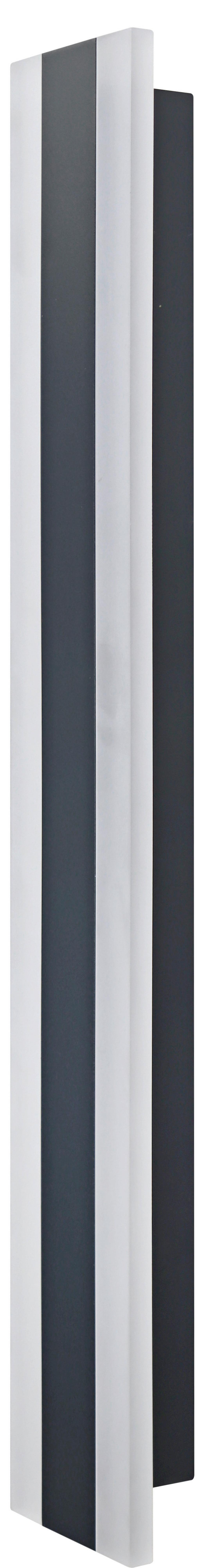 AUSSENWANDLEUCHTE 2528000421696 IRENA - Anthrazit, Design, Metall (100/9/5cm)