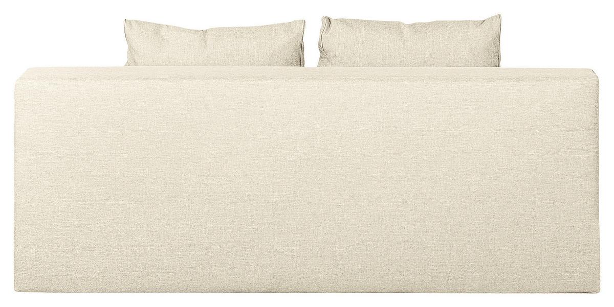 Schlafsofa Dingo, Creme B: 202 cm - Dunkelbraun/Creme, Design, Textil (202/85/110cm) - MID.YOU