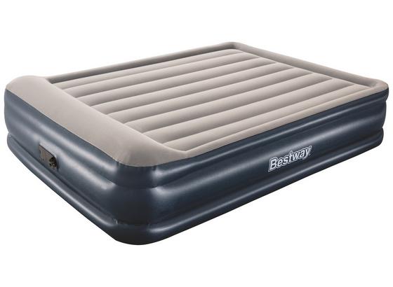 Luftbett Queen 203x152x46cm Selbstaufblasend 67630 - Blau/Grau, MODERN, Kunststoff (203/152/46cm) - Bestway Luftbett Queen 203x152x46cm Selbstaufblasend 67630 - Blau/Grau, MODERN, Kunststoff (203/152/46cm) - Bestway